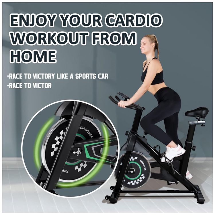 Bicicleta-Ergometrica-com-Assento-Guiador-Ajustaveis-e-Tela-foto-1