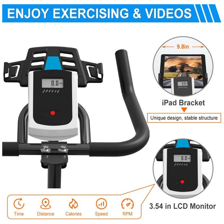 Bicicleta-Ergometrica-com-Assento-e-Guiador-Ajustaveis-foto-3