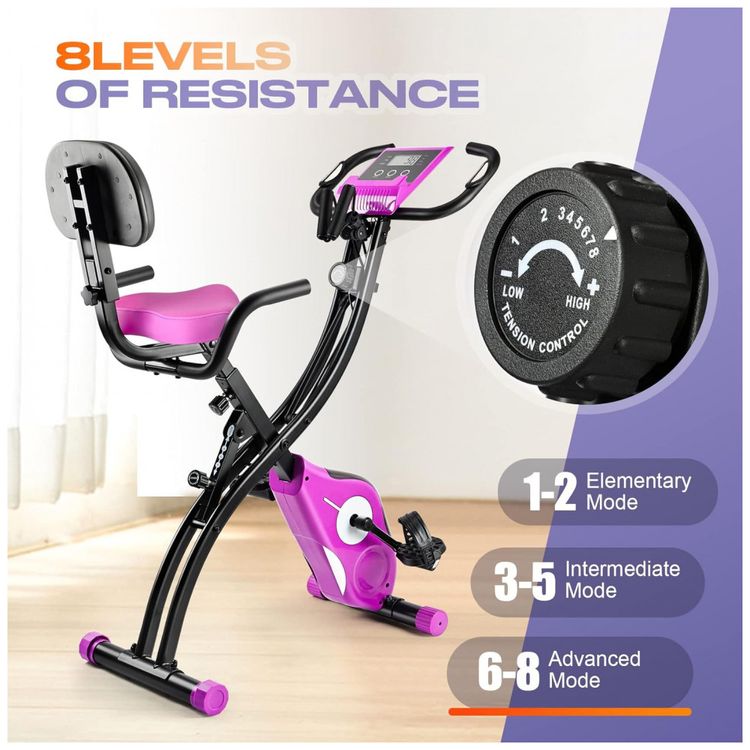 Bicicleta-Ergometrica-com-8-Velocidades-e-Assento-Ajustavel-foto-1