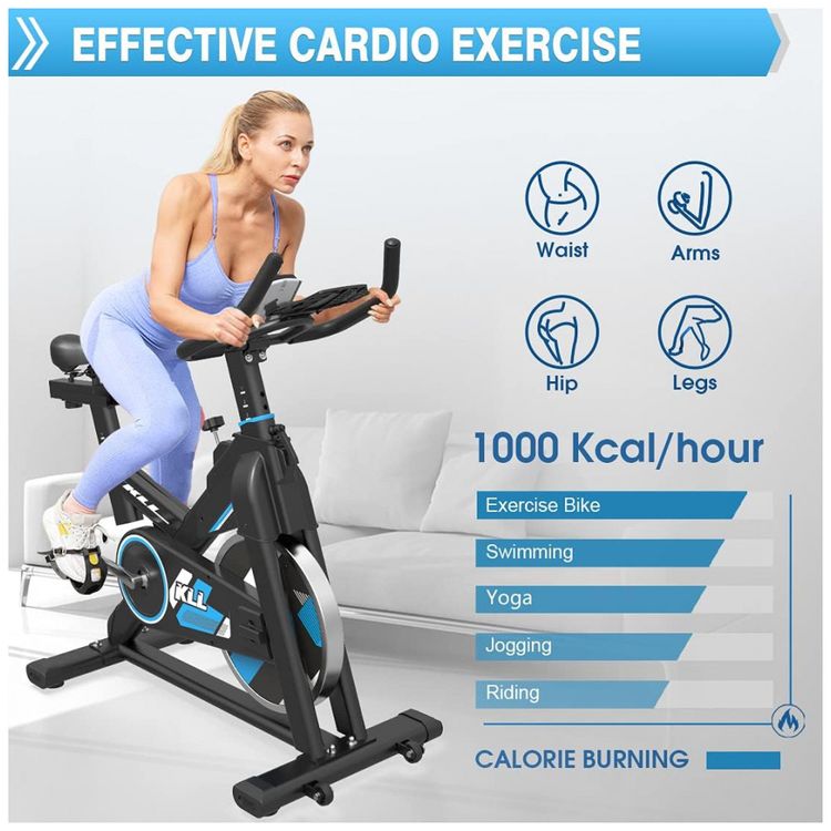 Bicicleta-Ergometrica-com-Assento-e-Guiador-Ajustaveis-foto-1