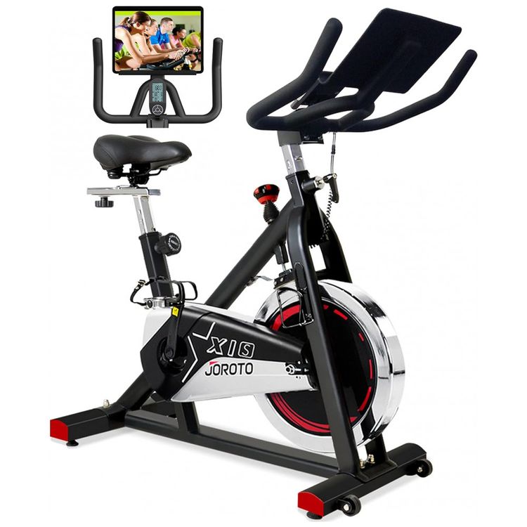 Bicicleta-Ergometrica-com-Assento-Ajustavel-e-Suporte-para-foto-0
