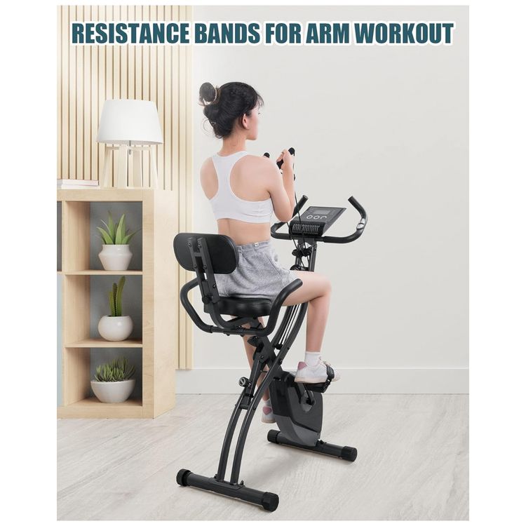 Exercise-Bike-Folding-Stationary-Bike-Magnetic-Recumbent-3-foto-1