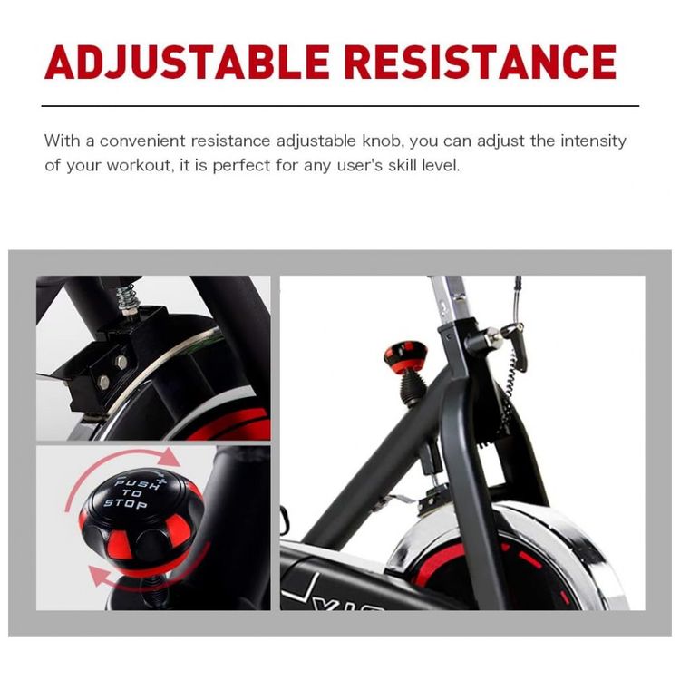 Bicicleta-Ergometrica-com-Assento-Ajustavel-e-Suporte-para-foto-5