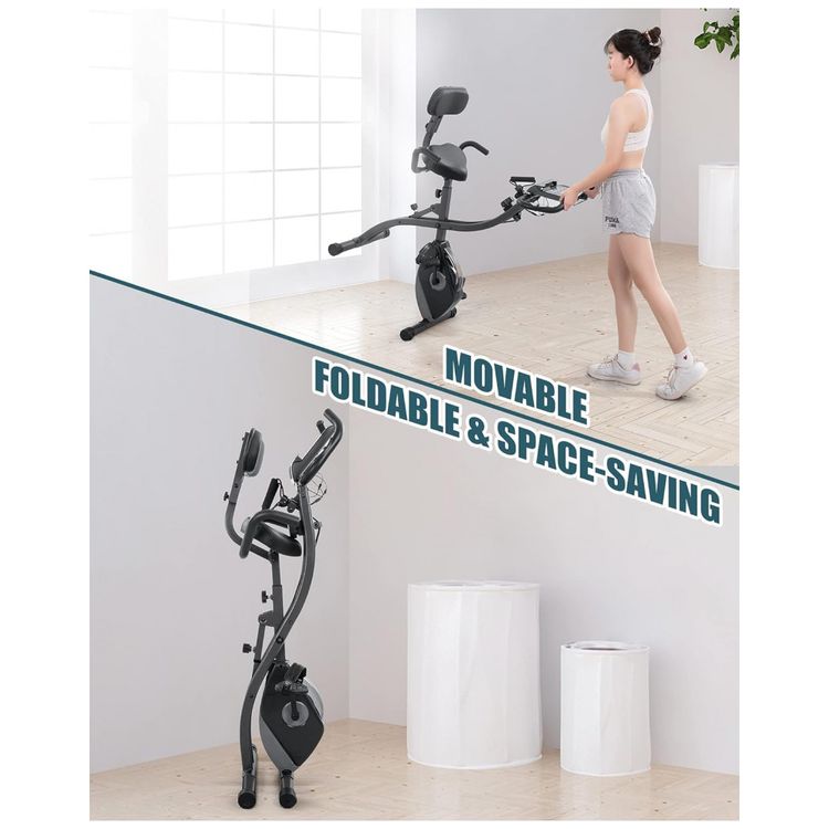 Exercise-Bike-Folding-Stationary-Bike-Magnetic-Recumbent-3-foto-4