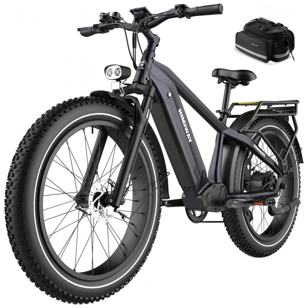 Bicicleta Elétrica Himiway Zebra 750W – Bateria 48V 20Ah, Autonomia de até 128km, Pneus Largos 26