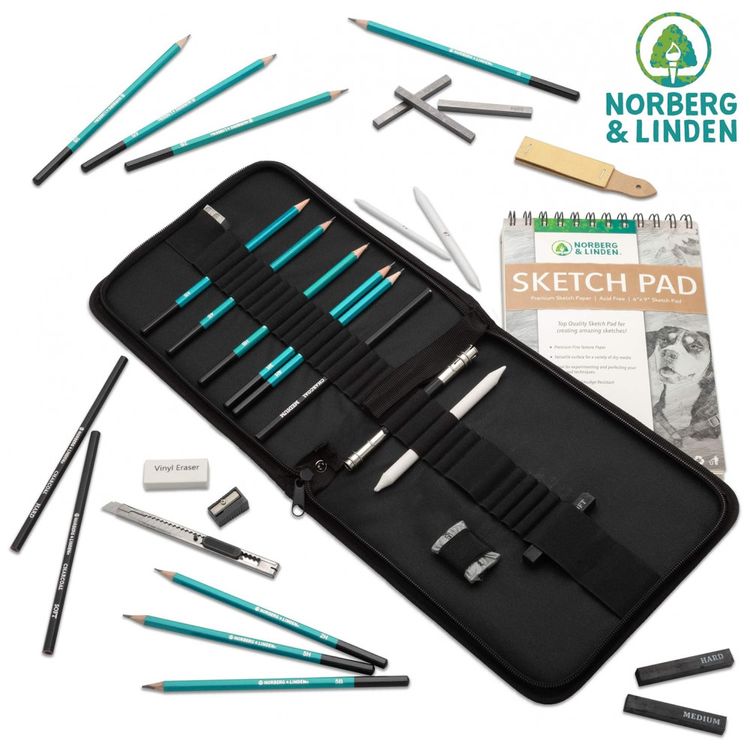 Kit-Lapis-de-Cor-Profissional-com-Estojo-100-pecas-Tintas-foto-2