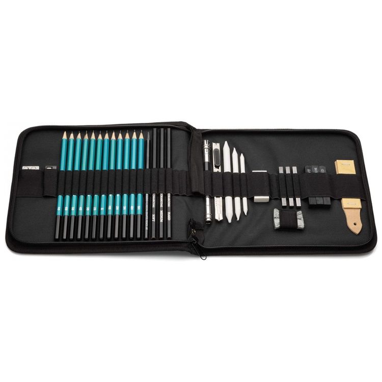 Kit-Lapis-de-Cor-Profissional-com-Estojo-100-pecas-Tintas-foto-5