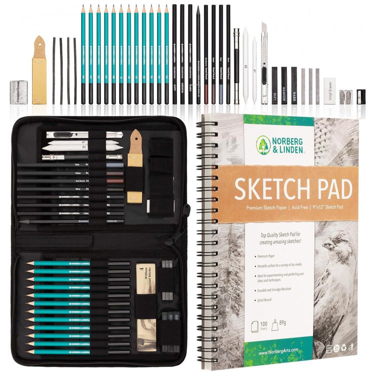 Kit-Lapis-de-Cor-Profissional-com-Estojo-27-pecas-Tintas-foto-0