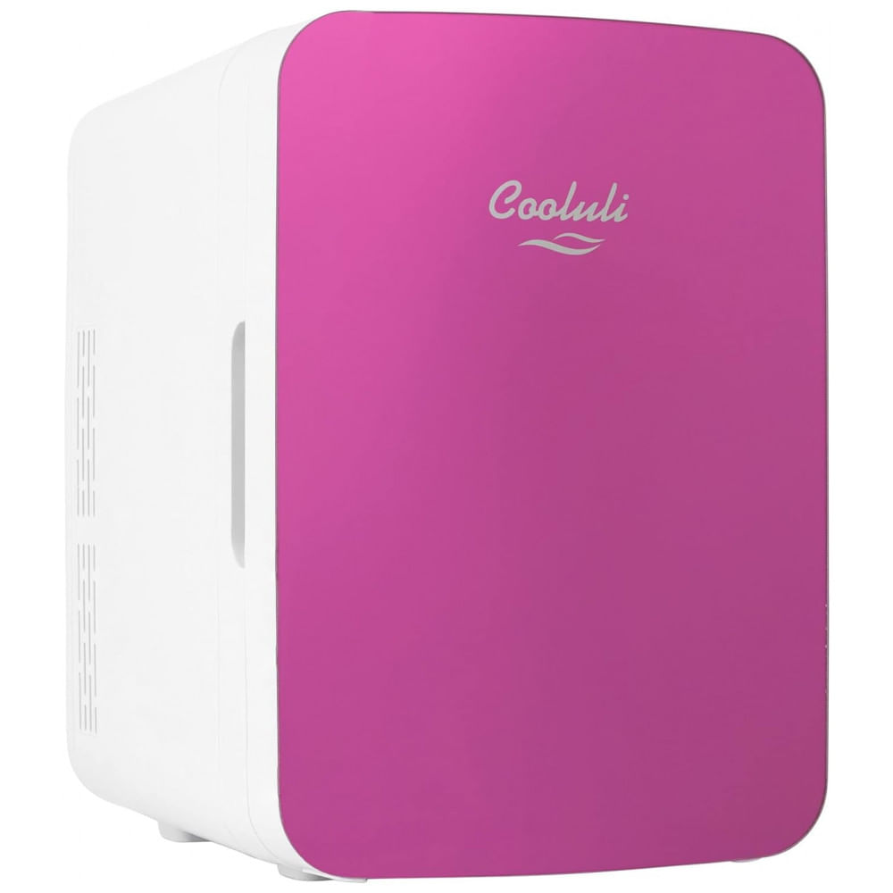 Mini Geladeira para Skincare 10 Litros, 12V, 110v, COOLULI I10L2P, Rosa