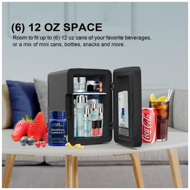 Mini-Geladeira-para-Skincare-6-Litros-com-Espelho-e-LED-foto-2