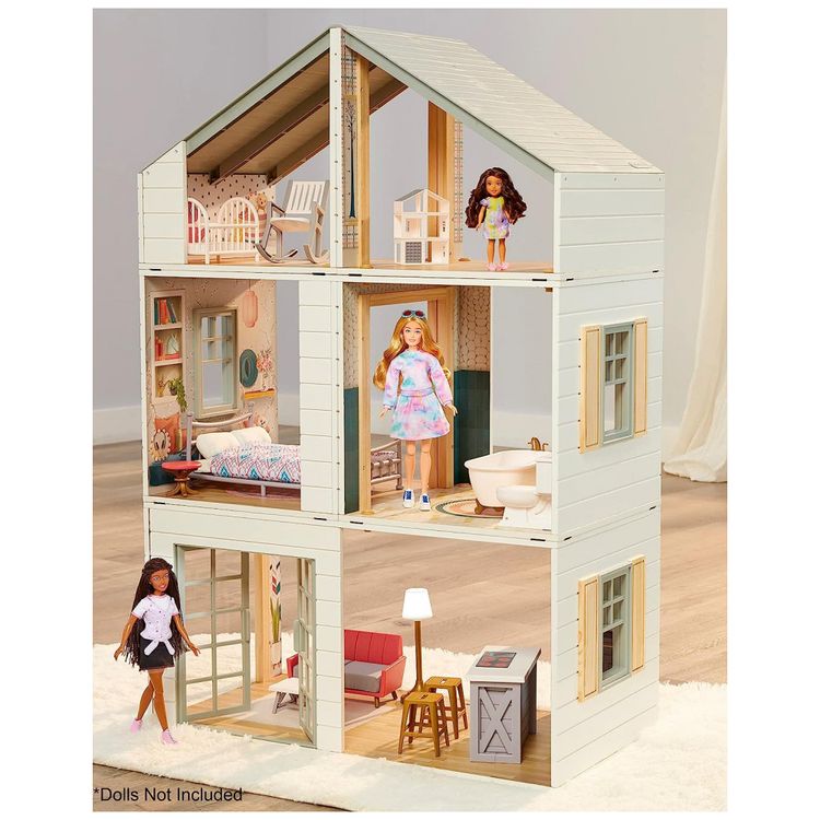 Casa-de-Bonecas-com-14-Acessorios-e-Comodos-Customizaveis-foto-1