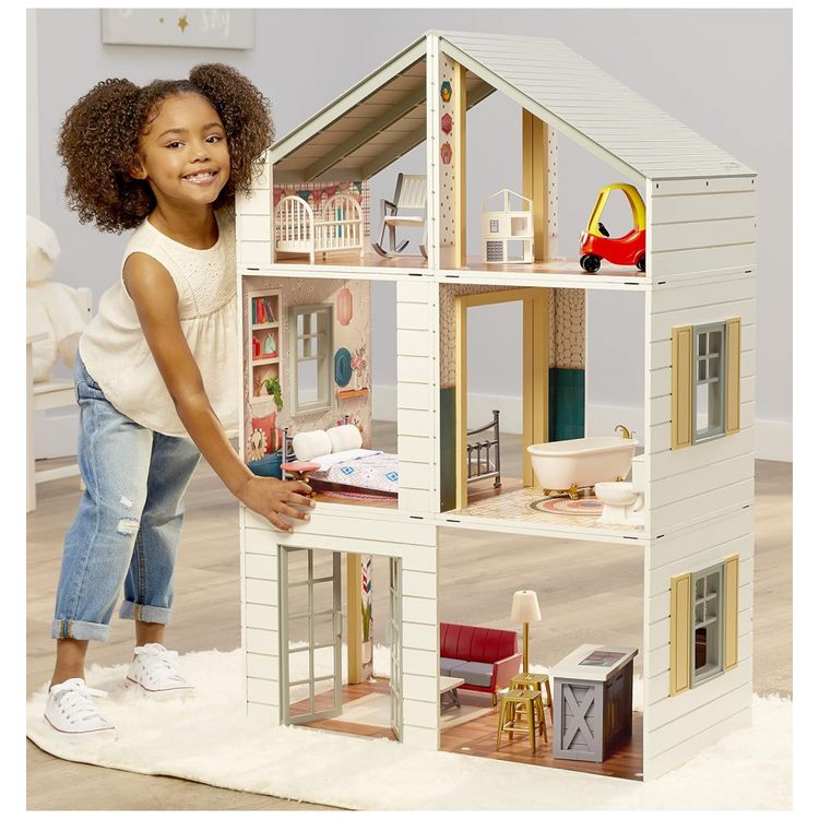 Casa-de-Bonecas-com-14-Acessorios-e-Comodos-Customizaveis-foto-2