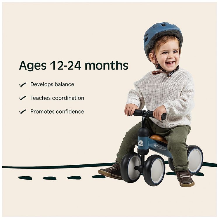 Bicicleta-sem-Pedal-Infantil-com-4-Rodas-para-Criancas-de-1-foto-4