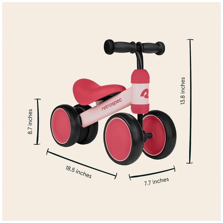 Bicicleta-sem-Pedal-Infantil-com-4-Rodas-para-Criancas-de-1-foto-5