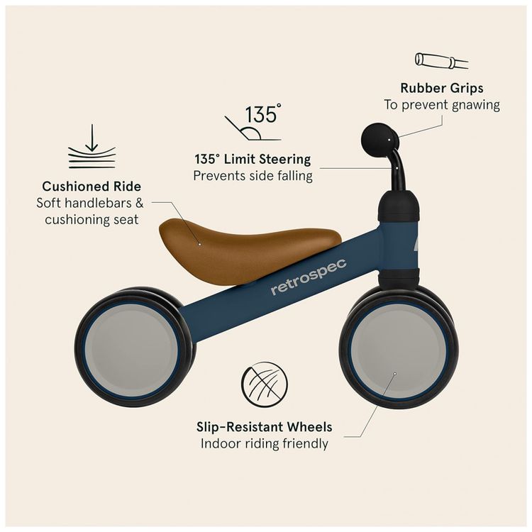 Bicicleta-sem-Pedal-Infantil-com-4-Rodas-para-Criancas-de-1-foto-3