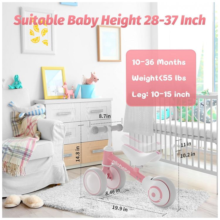 Bicicleta-sem-Pedal-Infantil-com-3-Rodas-para-Criancas-de-1-foto-3