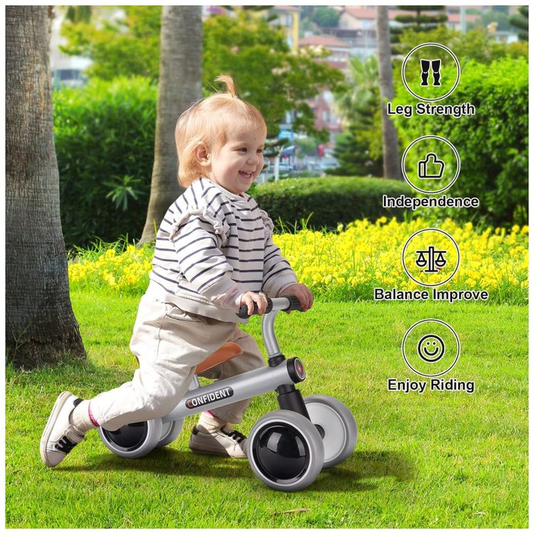 Bicicleta-sem-Pedal-Infantil-com-4-Rodas-para-Criancas-de-1-foto-1