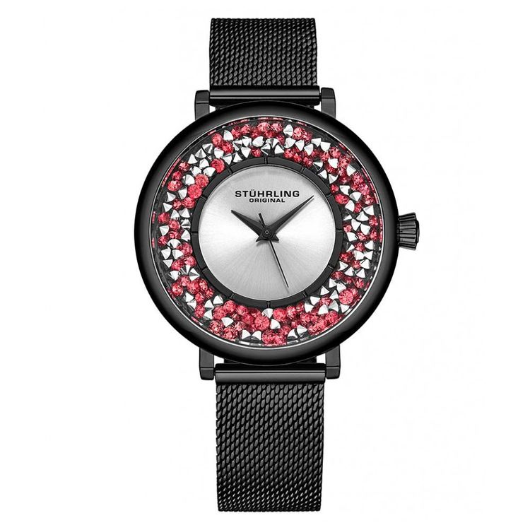 Relogio-Feminino-Stuhrling-793A-Quartzo-38mm-Preto-Classico-foto-0