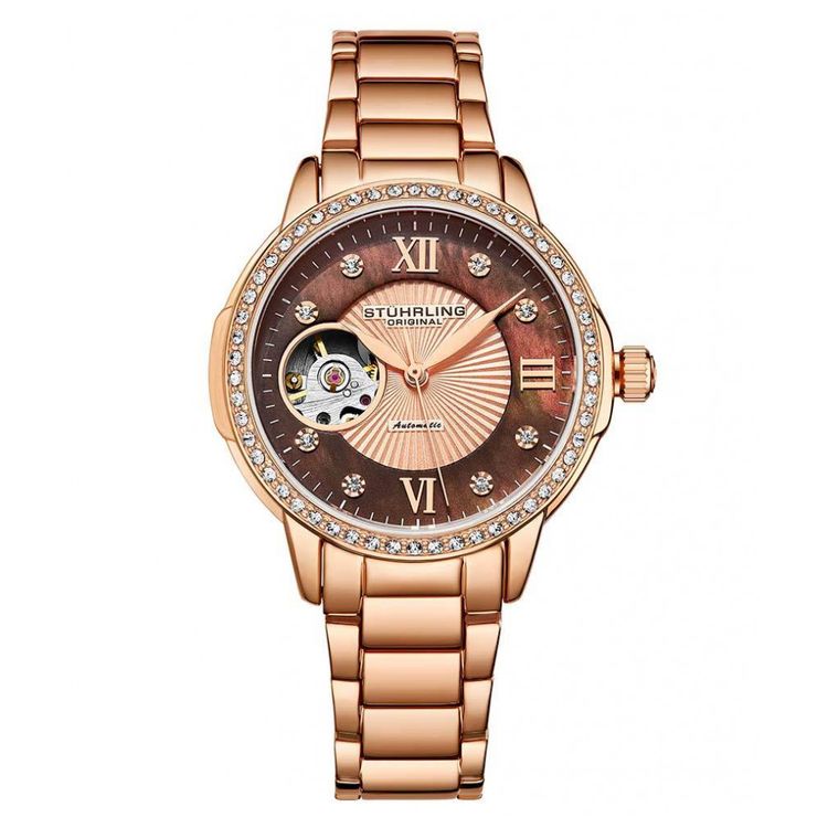 Relogio-Automatico-Perle-3951-com-Mostrador-Marrom-e-foto-0