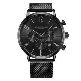 Relogio-Masculino-Stuhrling-Monaco-3932-Quartzo-41mm-Preto-foto-0