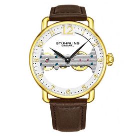 Relogio-Masculino-Stuhrling-Ponte-3914-Quartzo-42mm-Dourado-foto-0