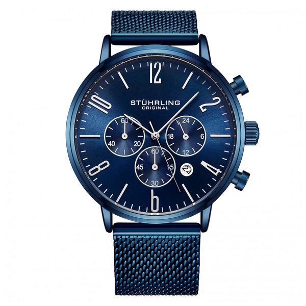 Relogio-Masculino-Stuhrling-Monaco-3932-Quartzo-41mm-Azul-foto-0