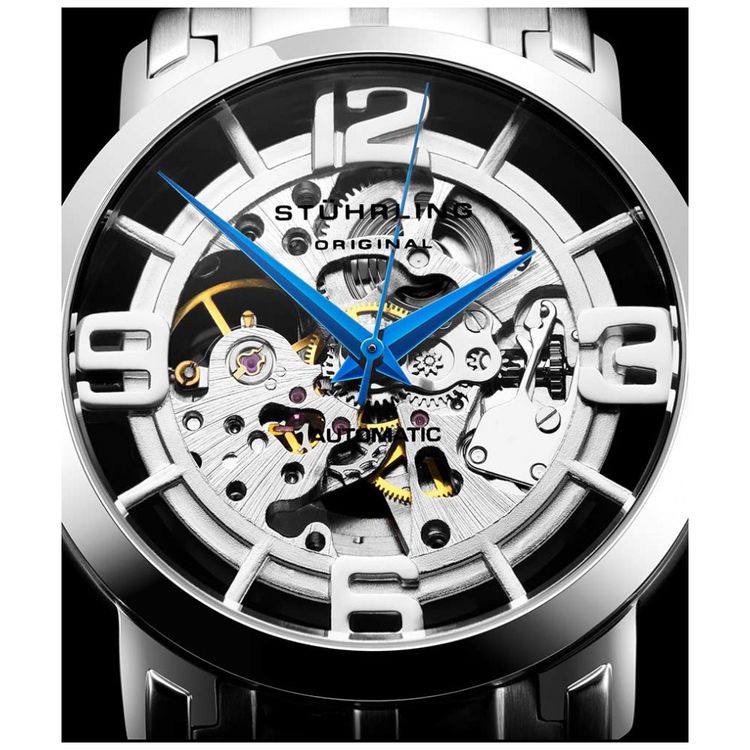 Relogio-Masculino-Stuhrling-3964.1-Automatico-44mm-Prata-foto-3