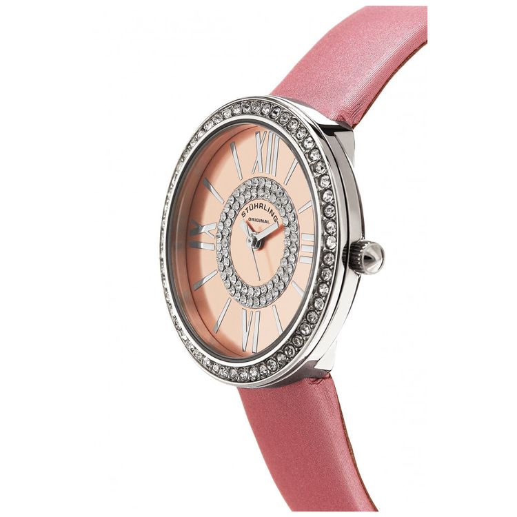 Relogio-Feminino-Stuhrling-Chique-566-Quartzo-34mm-Rosa-foto-2