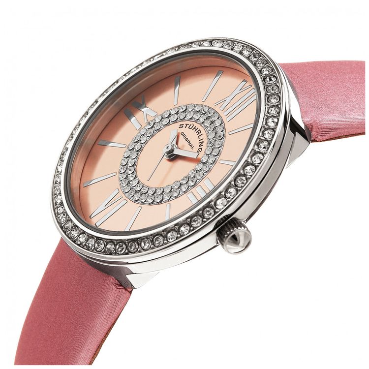 Relogio-Feminino-Stuhrling-Chique-566-Quartzo-34mm-Rosa-foto-3