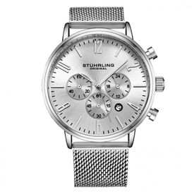 Relogio-Masculino-Stuhrling-Monaco-3932-Quartzo-41mm-Prata-foto-0