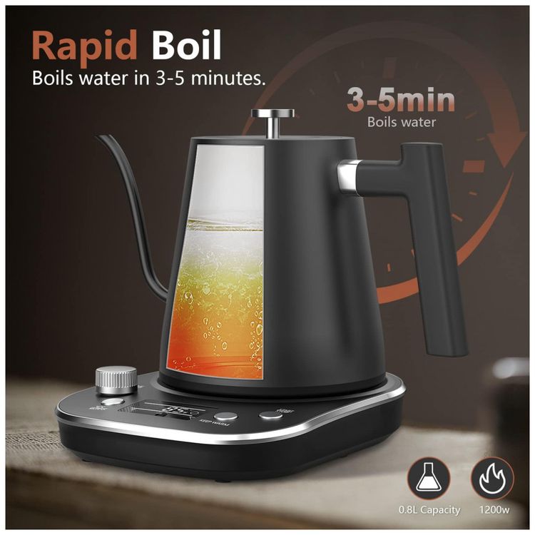 Chaleira-Eletrica-800mL-em-Aco-Inoxidavel-com-Display-LED-e-foto-1