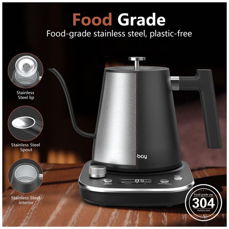 Chaleira-Eletrica-800mL-em-Aco-Inoxidavel-com-Display-LED-e-foto-3