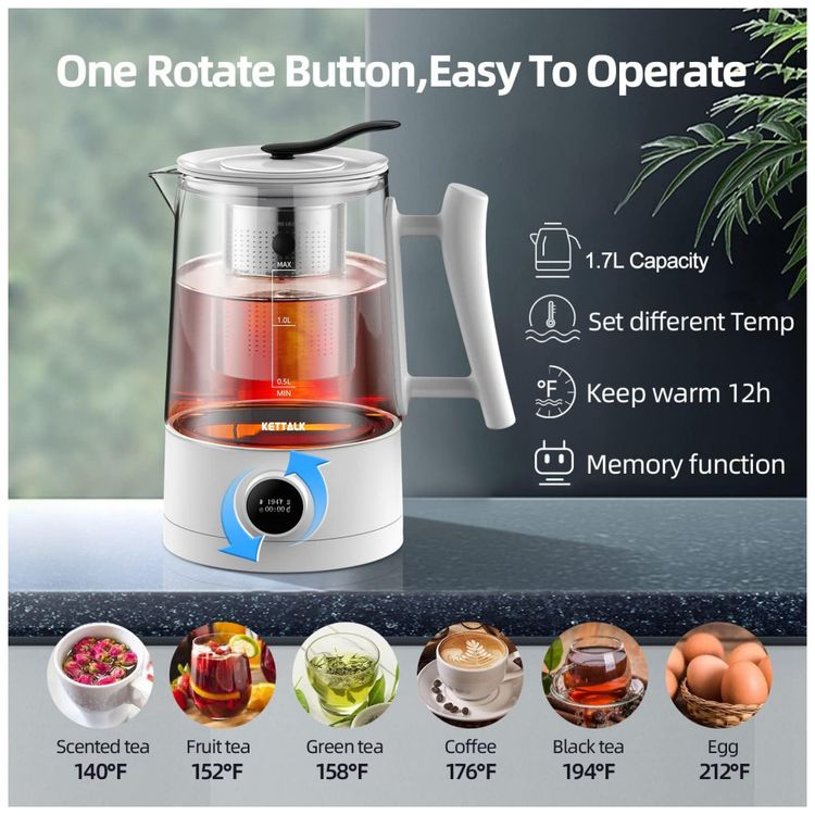 Chaleira-Eletrica-Ketalk-1.7L-em-Aco-Inoxidavel-com-Display-foto-1