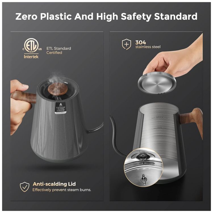 Chaleira-Eletrica-Kitchen-Boss-1L-em-Aco-Inoxidavel-com-foto-4