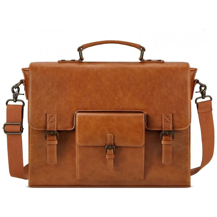 Bolsa-Maleta-de-Couro-Sintetico-Unissex-para-Laptop-KTMOUW-foto-0