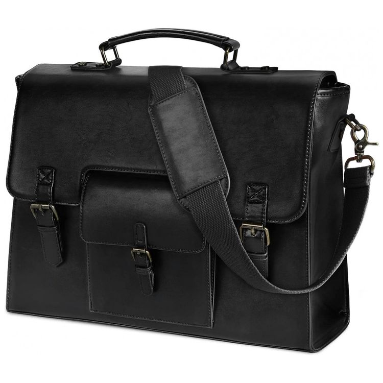 Bolsa-Maleta-de-Couro-Sintetico-Unissex-para-Laptop-KTMOUW-foto-0
