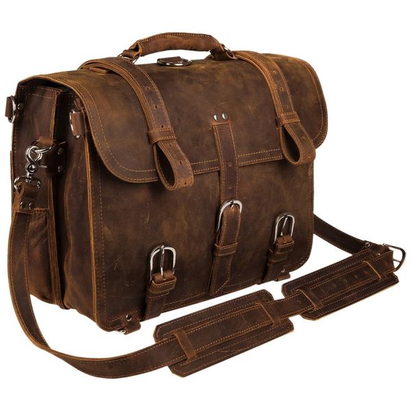 Bolsa-Maleta-de-Couro-Unissex-para-Laptop-AUGUS-Marrom-foto-0
