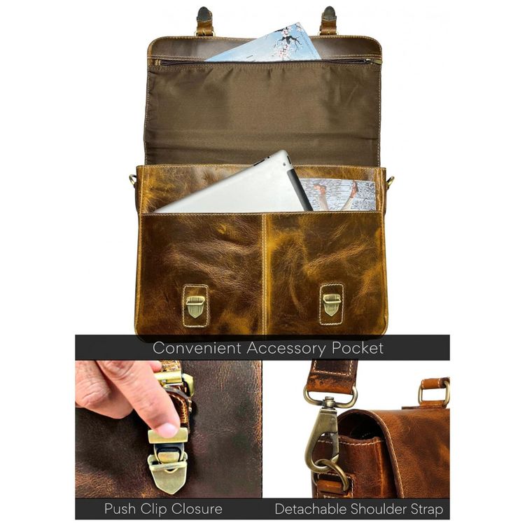 Bolsa-Maleta-Couro-de-Bufalo-Unissex-para-Laptop-RUSTIC-foto-2