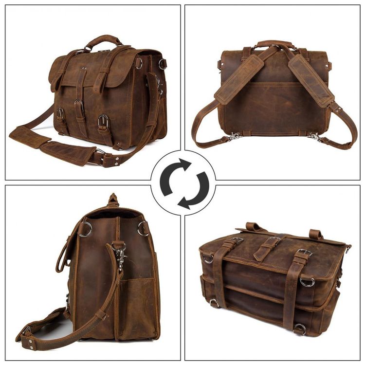 Bolsa-Maleta-de-Couro-Unissex-para-Laptop-AUGUS-Marrom-foto-2