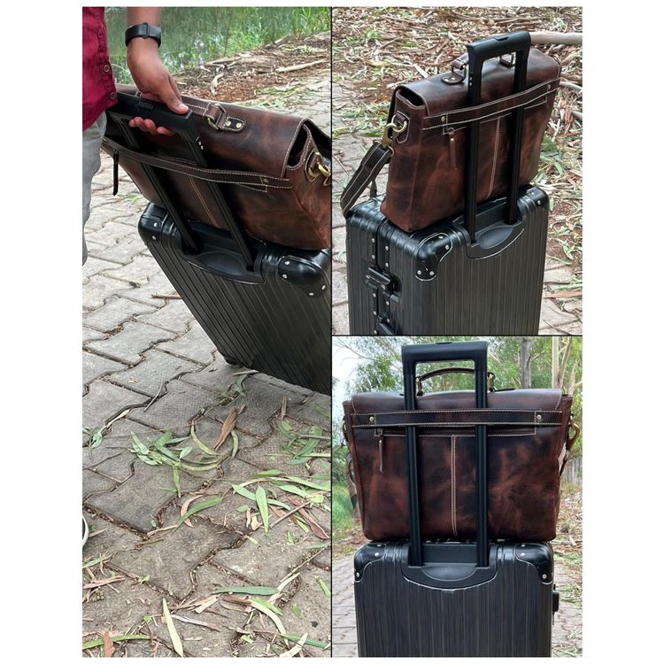 Bolsa-Maleta-Couro-de-Bufalo-Unissex-para-Laptop-RUSTIC-foto-4