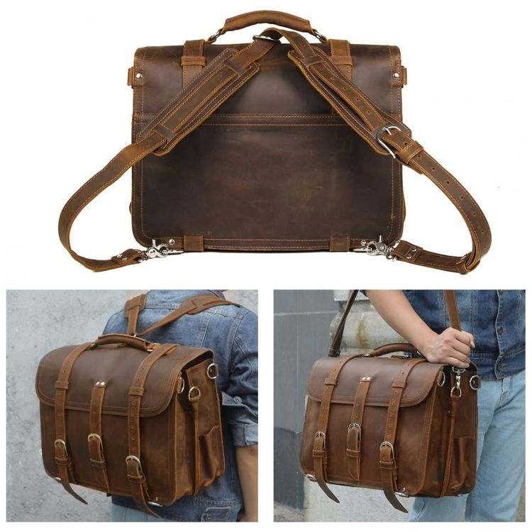Bolsa-Maleta-de-Couro-Unissex-para-Laptop-AUGUS-Marrom-foto-5