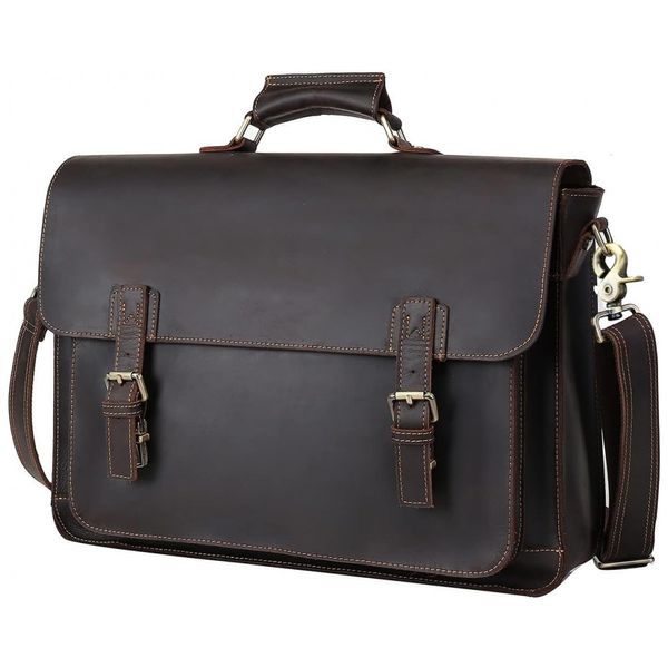 Bolsa-Maleta-de-Couro-Unissex-para-Laptop-UBANT-Marrom-foto-0