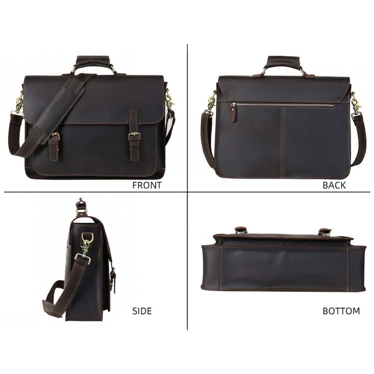 Bolsa-Maleta-de-Couro-Unissex-para-Laptop-UBANT-Marrom-foto-1