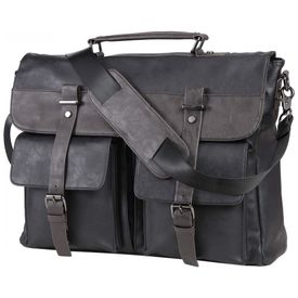Bolsa-Maleta-de-Couro-Sintetico-Unissex-para-Laptop-foto-0