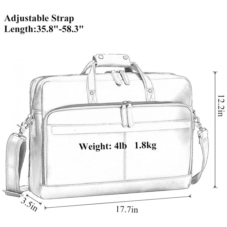Bolsa-Maleta-de-Couro-Unissex-para-Laptop-UBANT-Marrom-foto-2