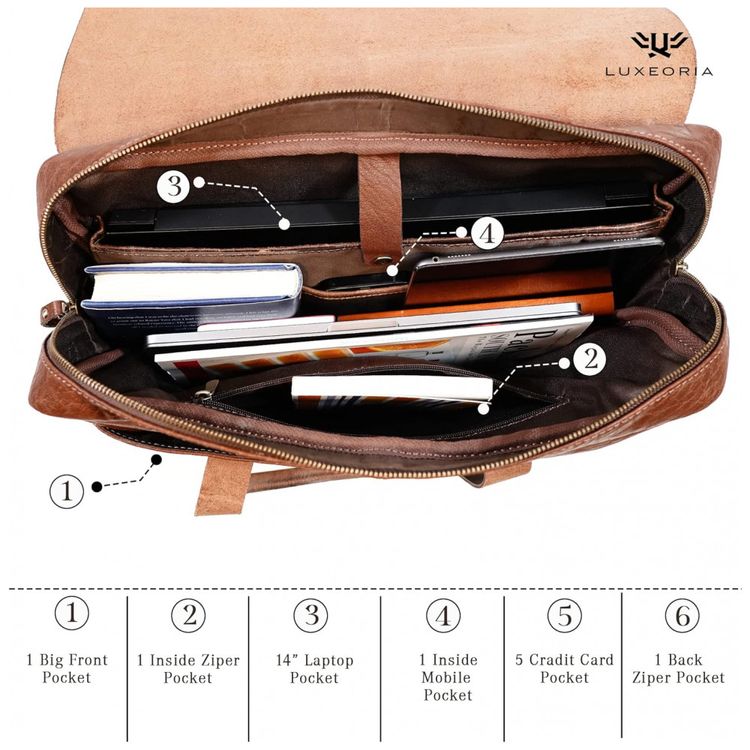 Bolsa-Maleta-de-Couro-Sintetico-Unissex-para-Laptop-foto-2