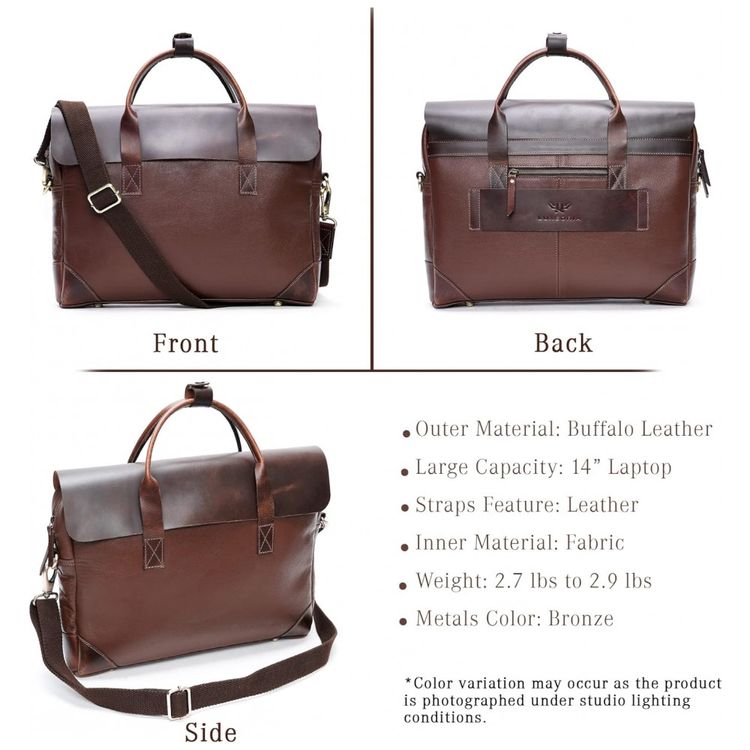 Bolsa-Maleta-de-Couro-Sintetico-Unissex-para-Laptop-foto-3