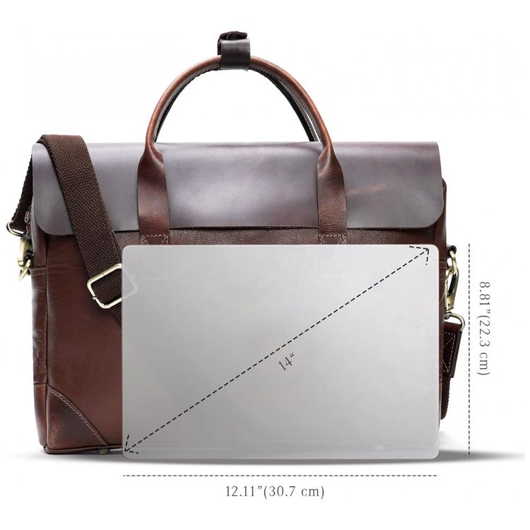 Bolsa-Maleta-de-Couro-Sintetico-Unissex-para-Laptop-foto-4