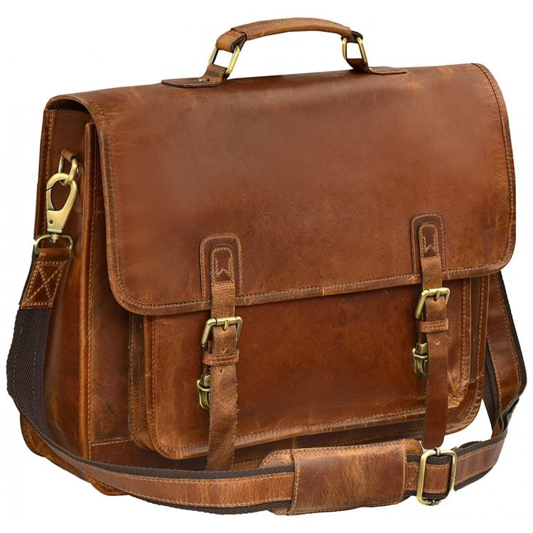 Bolsa-Maleta-Couro-de-Bufalo-Unissex-para-Laptop-C-CUERO-foto-0