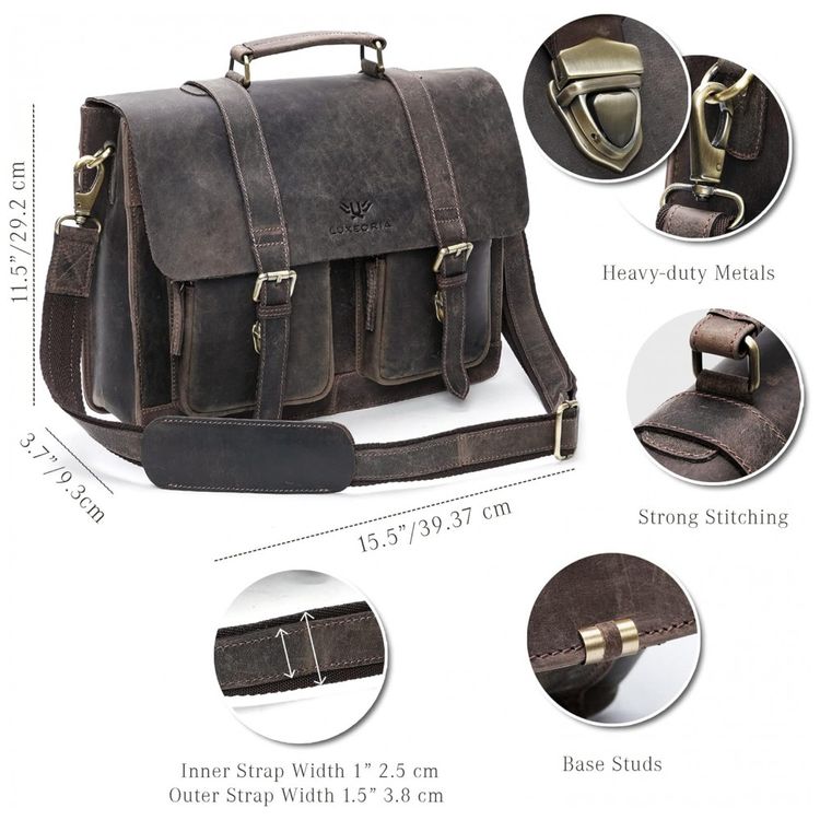 Bolsa-Maleta-de-Couro-Sintetico-Unissex-para-Laptop-foto-2